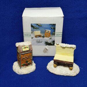 Charming Tails Mailbox and Bench Accessories Silvestri 87560 Squashville Village